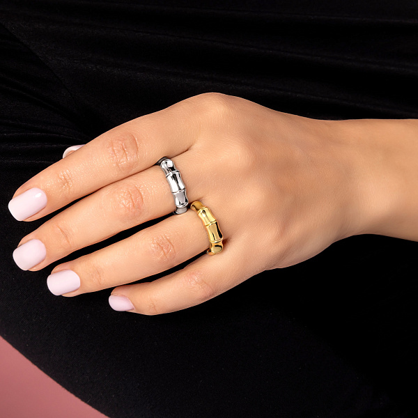 Золота каблучка Francelli в жовтому кольорі металу (арт. 141204ж) – зображення 4