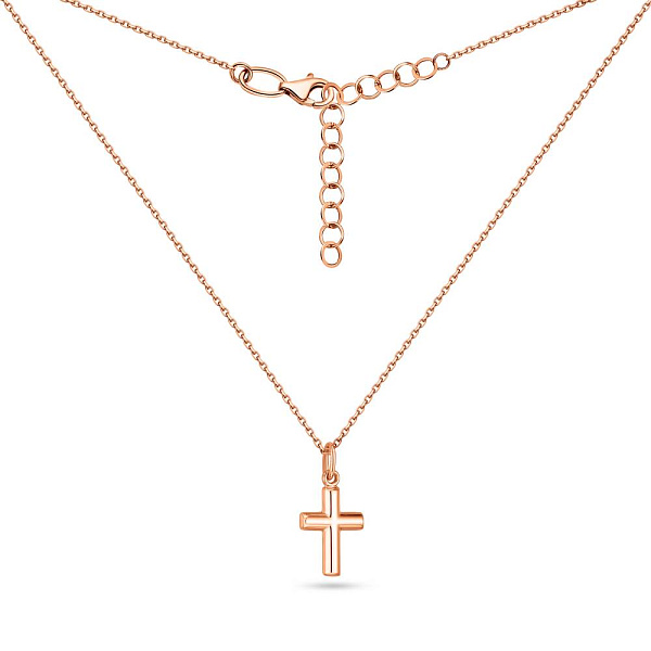 Колье из золота "Крестик" (арт. 352298) – изображение 2