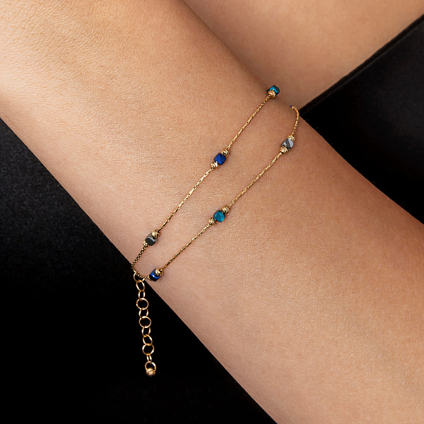 Браслет из желтого золота Francelli (арт. 3261239ждсбрз) – изображение 2