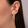 Золотые серьги-кольца (арт. 1091895/30кб) – изображение 2