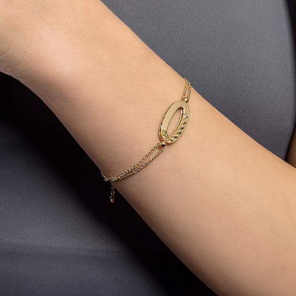 Браслет из желтого и белого золота (арт. 3261151жб) – изображение 3