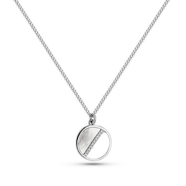 Серебряное колье с перламутром (арт. 7507/2253п) – изображение 1