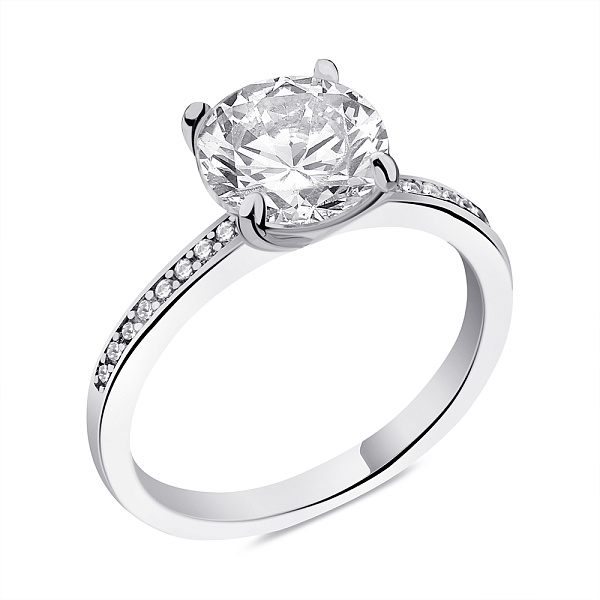 Серебряное кольцо с фианитами (арт. 7501/6405) – изображение 1