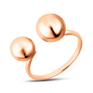 Золотое кольцо с шариками (арт. 1401050)