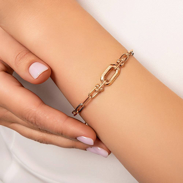 Браслет з червоного і білого золота (арт. 326368кб) – зображення 2