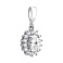 Серебряный подвес с крупным фианитом (арт. 7503/ПК2Ф/470) – изображение 1