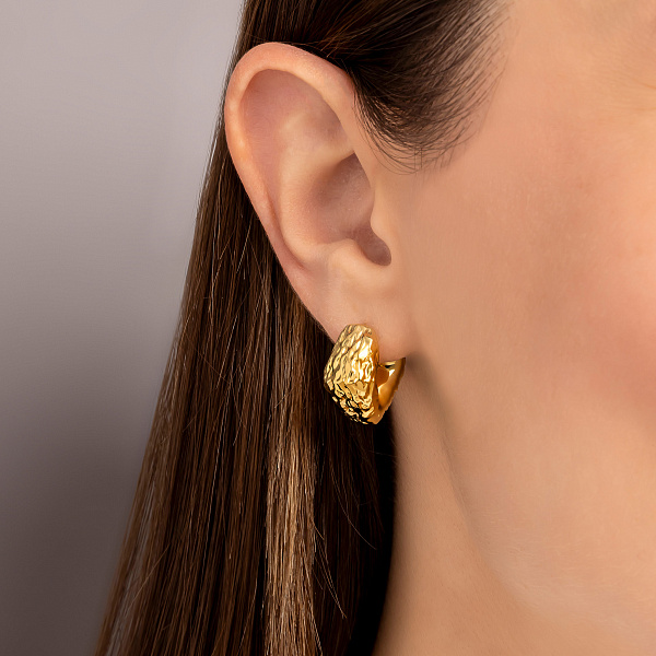 Золотые серьги Francelli (арт. 1091877ж) – изображение 2