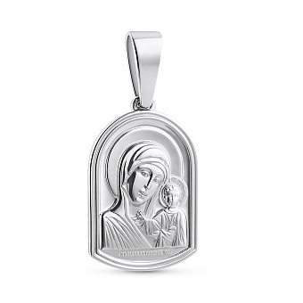 Серебряная ладанка Божья Матерь (арт. 7517/2-4340.0.2)