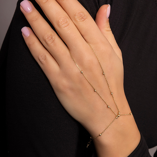 Слейв браслет из желтого золота (арт. 340101ж) – изображение 4