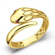 Золотое кольцо Змея (арт. 156672жмлн)