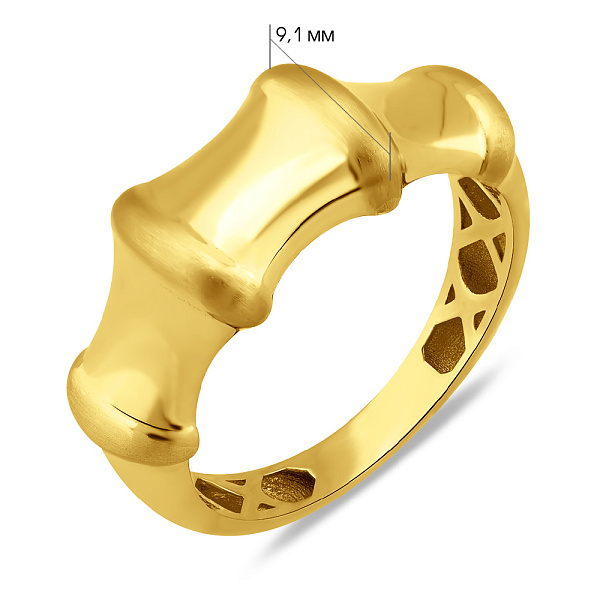 Каблучка з жовтого золота (арт. 156615жм) – зображення 4