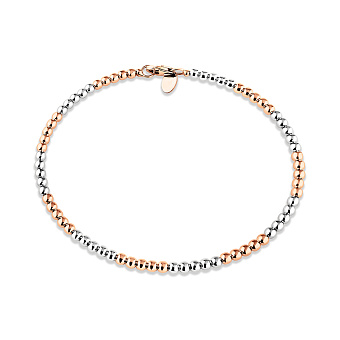 Браслет из красного и белого золота (арт. 326697кб)