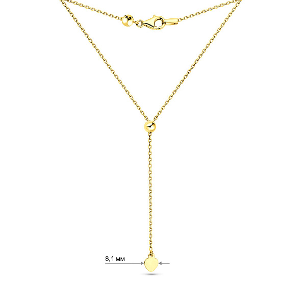 Колье Fly из желтого золота (арт. 352381ж) – изображение 6