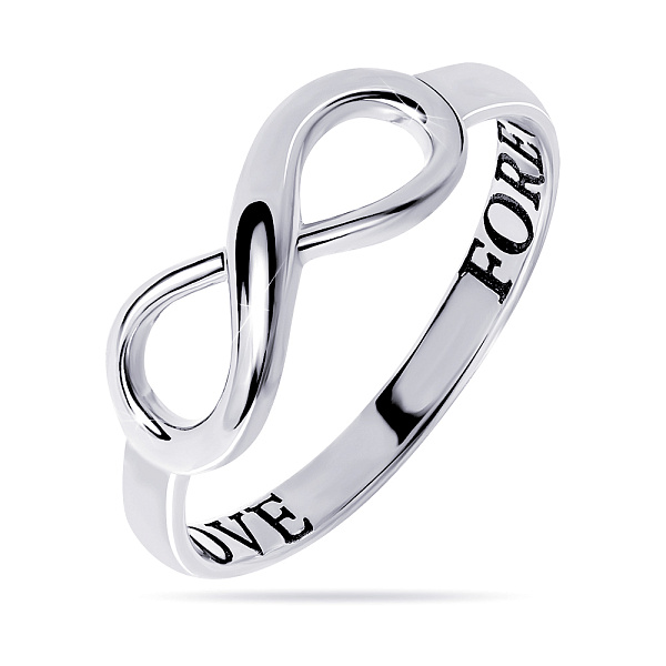 Золотое кольцо «Бесконечность» (арт. 140753б) – изображение 1