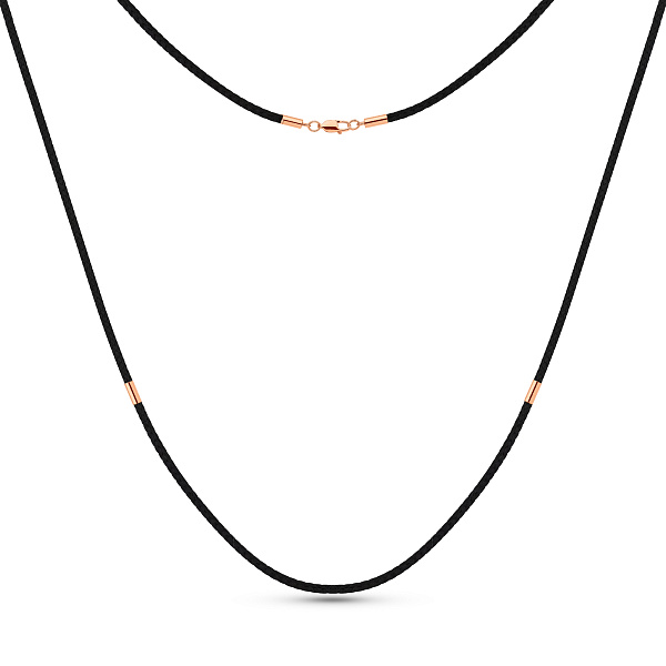 Шовковий шнурок з золотими вставками (арт. 930012Д) – зображення 1