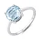 Серебряное кольцо с крупным топазом (арт. 7501/1077948Пг) – изображение 1