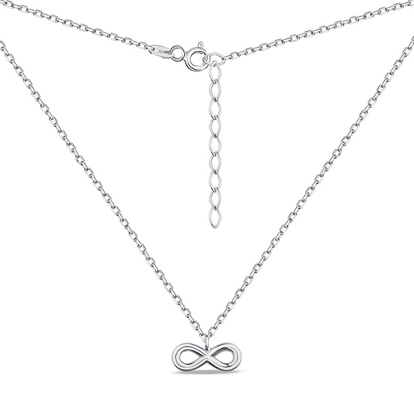 Срібне кольє Нескінченність (арт. 7507/1864) – зображення 2