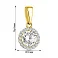 Подвеска из желтого золота с фианитами (арт. 440422ж) – изображение 2