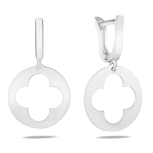 Золоті сережки з підвісками (арт. 107016б) – зображення 1