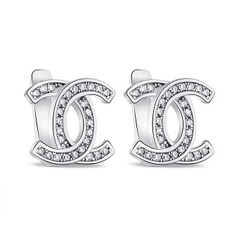 Серьги из серебра с фианитами (арт. 7502/9085)