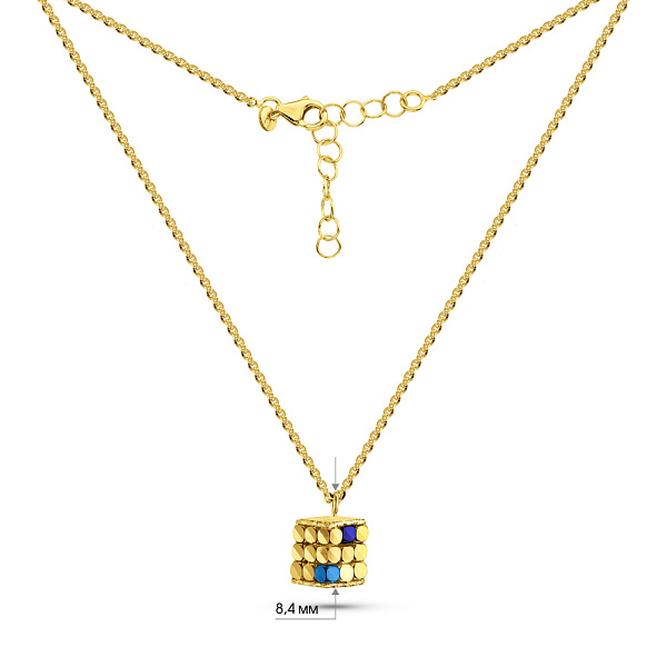 Кольє Francelli з жовтого золота (арт. 352876жгс) – зображення 3