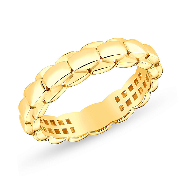 Каблучка з жовтого золота без каміння (арт. 155202ж) – зображення 1