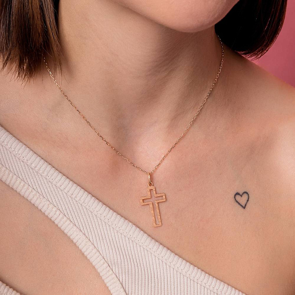 Золотий хрестик (арт. 424869) – зображення 3