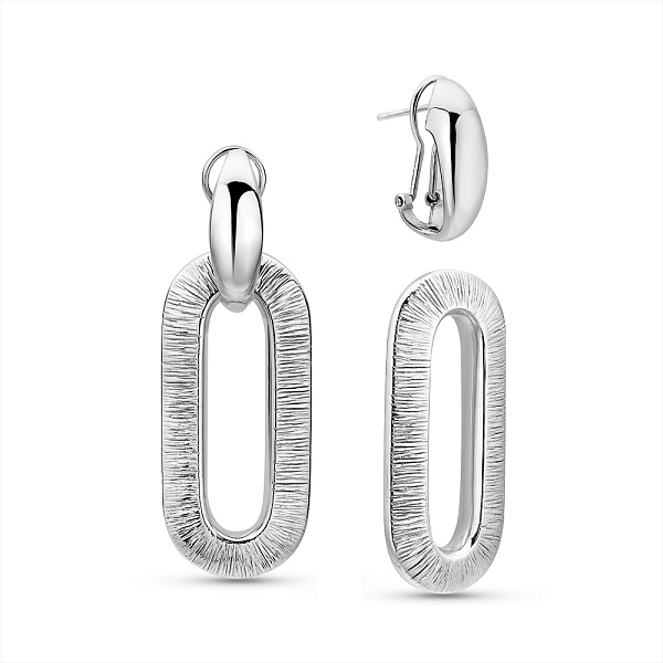 Серьги из белого золота Francelli (арт. е1091886б) – изображение 1