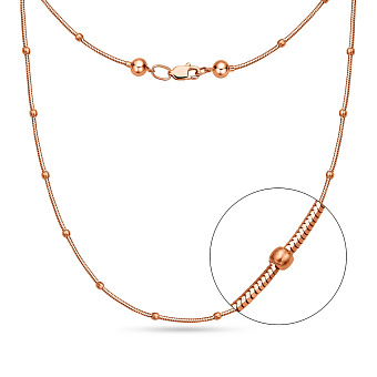 Фото Кольє з червоного золота (арт. 352340)