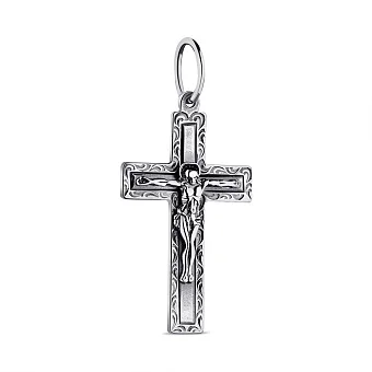 Серебряный крестик (арт. 7904/0425-ч)