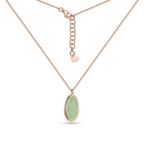 Золоте кольє з кварцом (арт. 351936Пкзм) – зображення 2