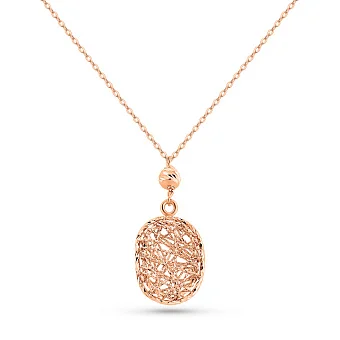 Колье из красного золота (арт. 352807)