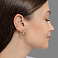 Золотые серьги-кольца без камней (арт. 1091894/20ж) – изображение 3