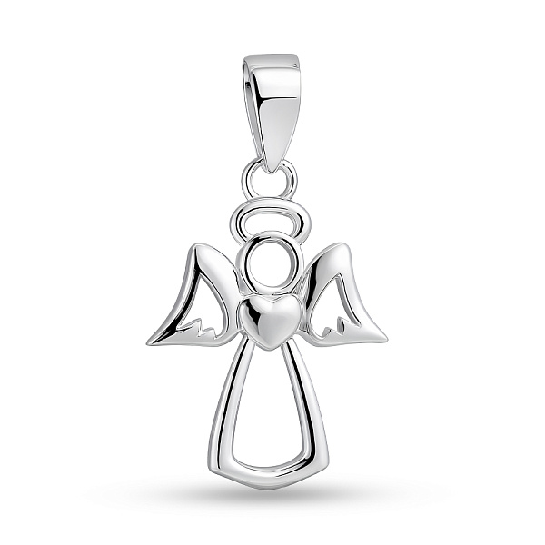Серебряная подвеска Ангел без камней (арт. 7503/4405) – изображение 1