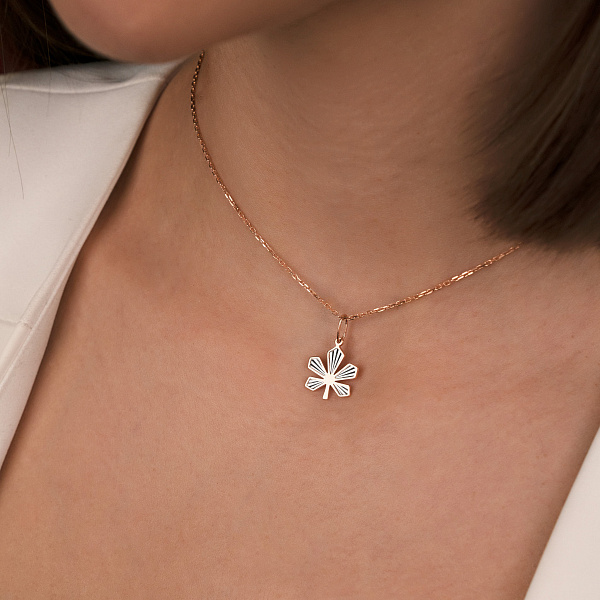 Золотой подвес Каштан (арт. 440951а) – изображение 2