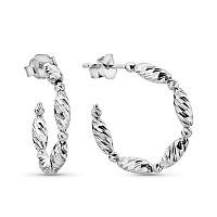 Сережки з білого золота Francelli (арт. 1091672б)