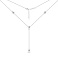 Серебряное колье-галстук без камней (арт. 7507/2594) – изображение 2