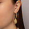 Серьги из желтого золота Francelli (арт. е1091749ж) – изображение 3