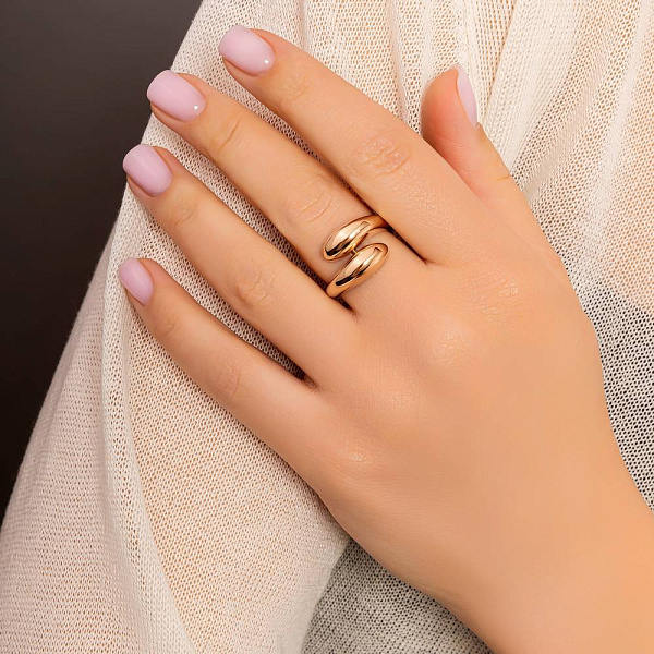 Кольцо из красного золота (арт. 156626) – изображение 2