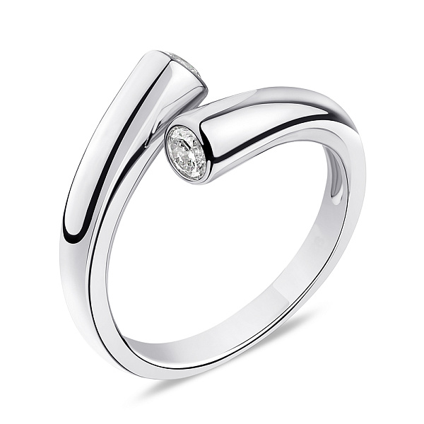 Кольцо из серебра с фианитами (арт. 7501/6489) – изображение 1