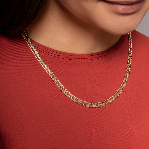 Кольє з червоного золота (арт. 351191) – зображення 4