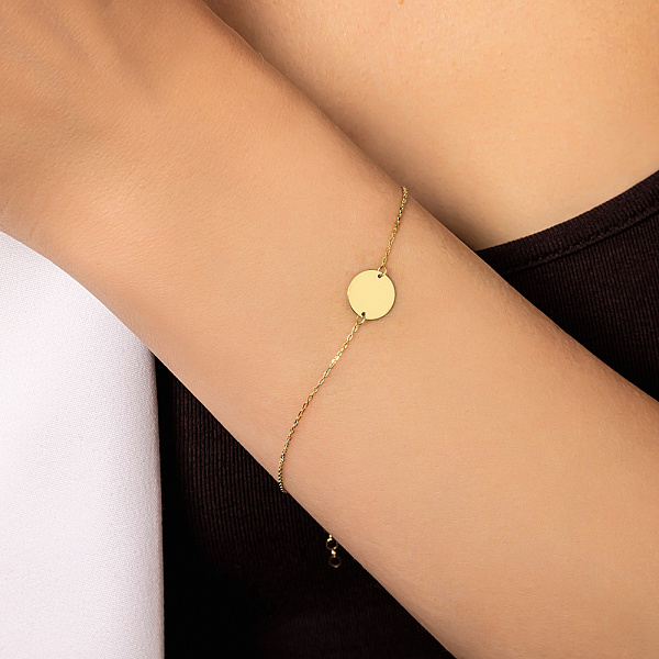 Браслет Монети з жовтого золота (арт. 324033/10ж) – зображення 2