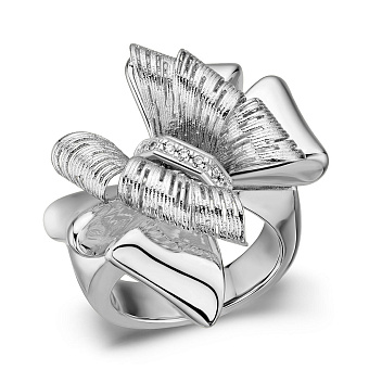 Массивное кольцо Francelli из белого золота (арт. е156702б)