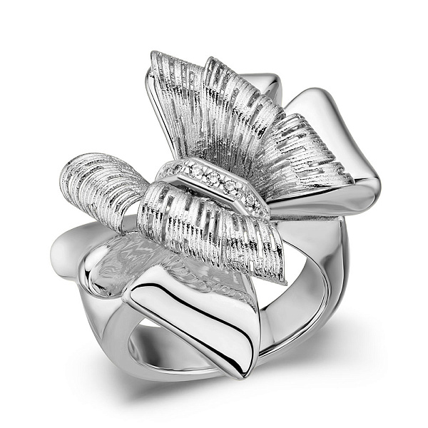 Массивное кольцо Francelli из белого золота (арт. е156702б) – изображение 1