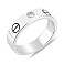 Серебряное кольцо с одним фианитом (арт. 7501/8586) – изображение 1