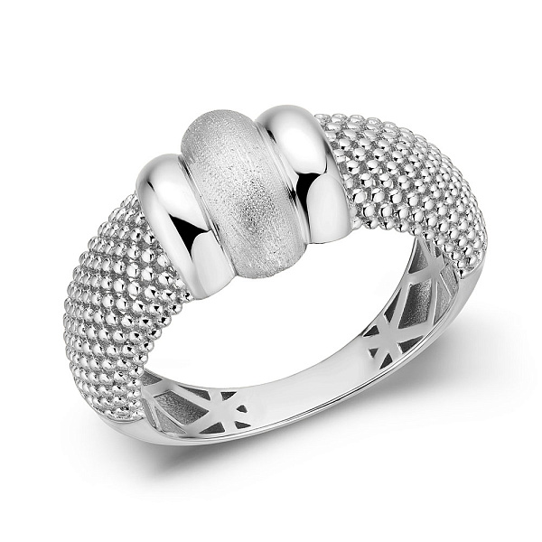 Золота каблучка без каменів (арт. 156720бм) – зображення 1