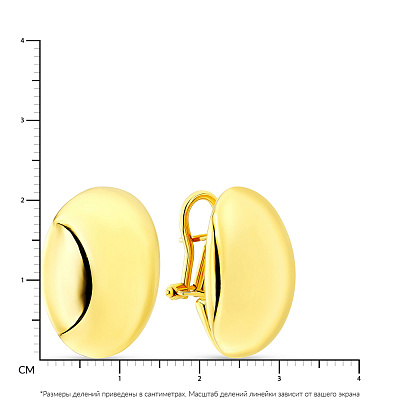 Серьги золотые Francelli (арт. 108027ж)