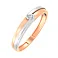 Золота каблучка з діамантом (арт. К011029) – зображення 1