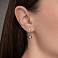 Сережки шарики из белого золота (арт. 110521/7б) – изображение 2
