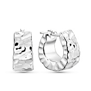 Фото Серьги-кольца из белого золота Francelli (арт. 1091862/15б)